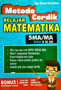 Metode Cerdek Belajar Matematika SMA/MA